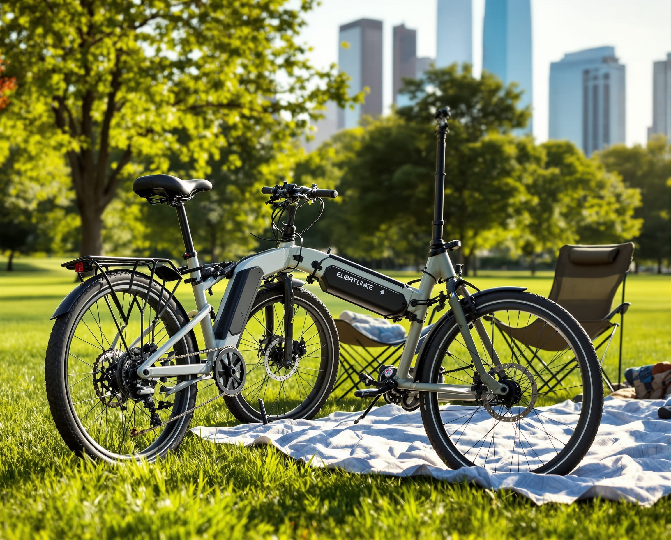 eBike in urban park
